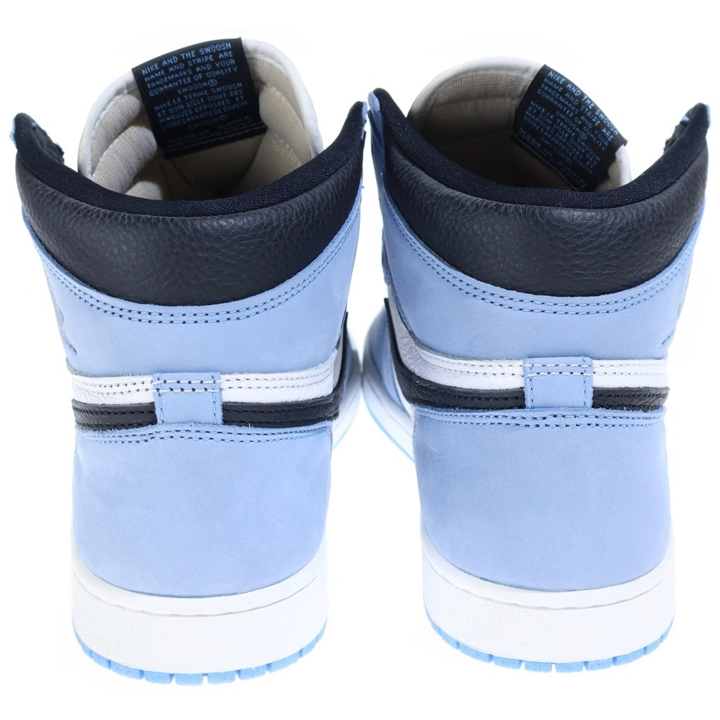 NIKE(ナイキ) AIR JORDAN 1 HIGH OG University Blue エアジョーダン1 ユニバーシティーブルー ハイカットスニーカー ブルー/ホワイト US10/28cm 555088-134