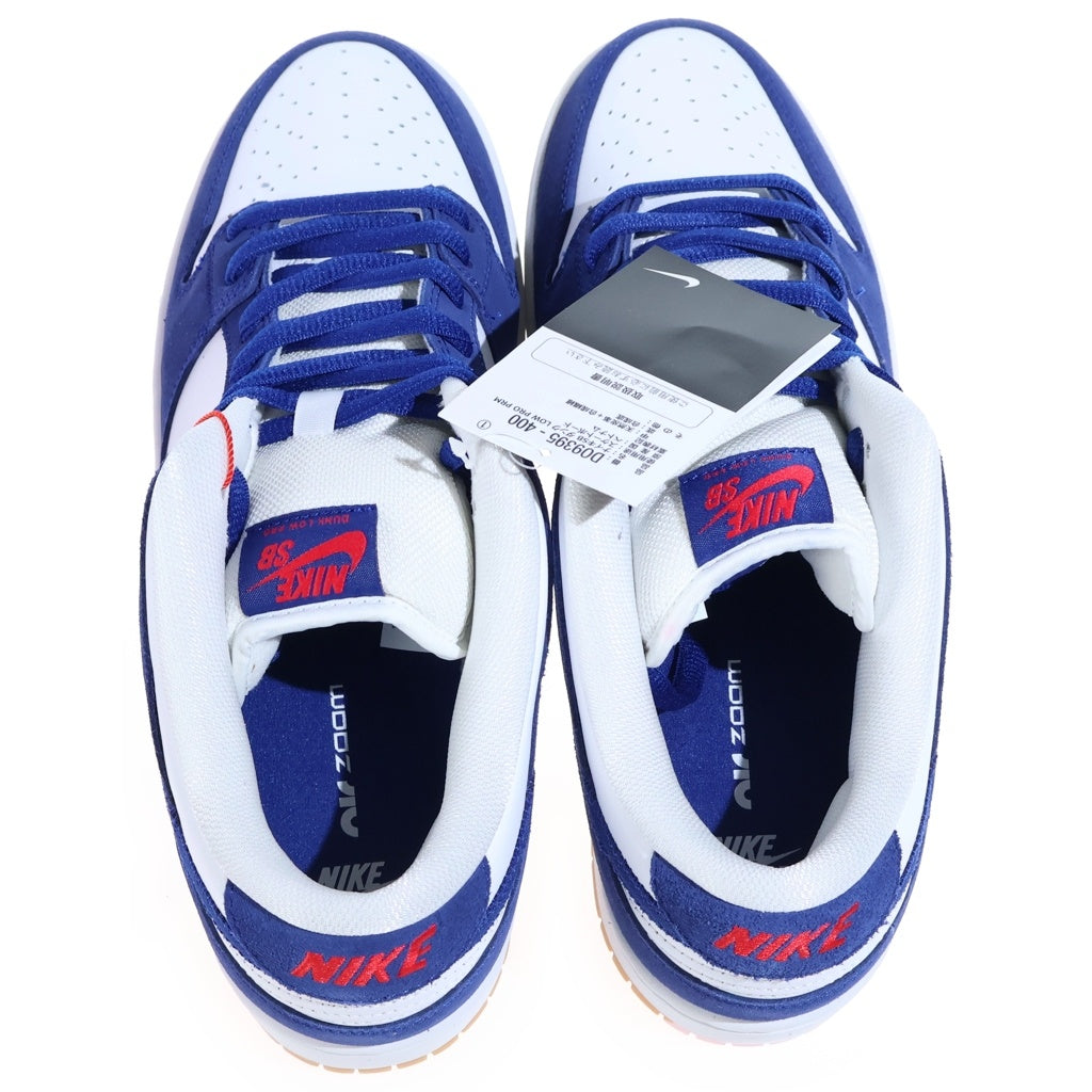 NIKE SB(ナイキエスビー) DUNK LOW PRO PRM LOS ANGELES DODGERS DO9395-400 ダンク ロサンゼルスドジャーズ ローカットスニーカー ブルー US10/28cm