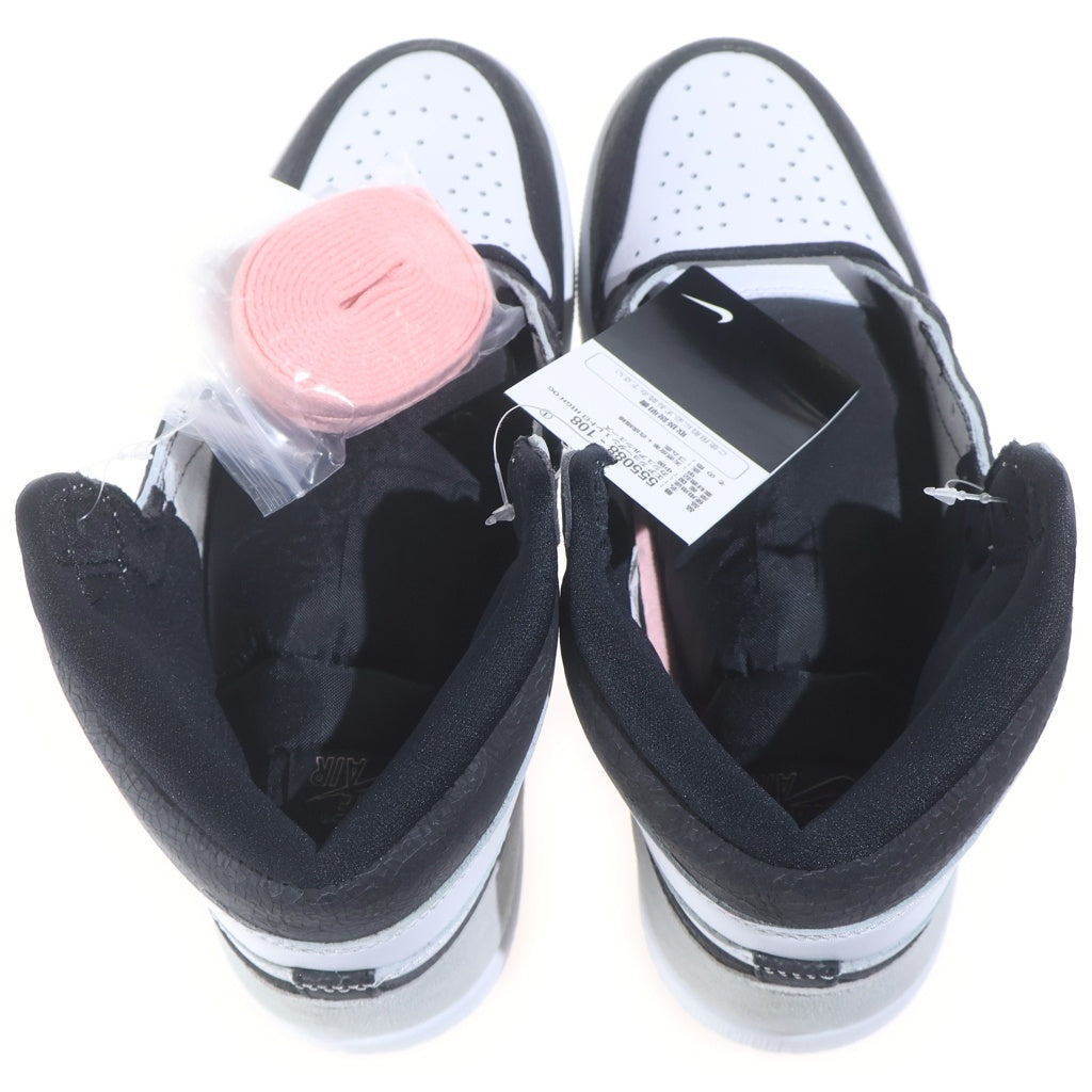 NIKE(ナイキ) AIR JORDAN 1 HIGH OG Bleached Coral 555088-108 エアジョーダン ブリーチド コーラル ハイカットスニーカー グレー US10/28cm