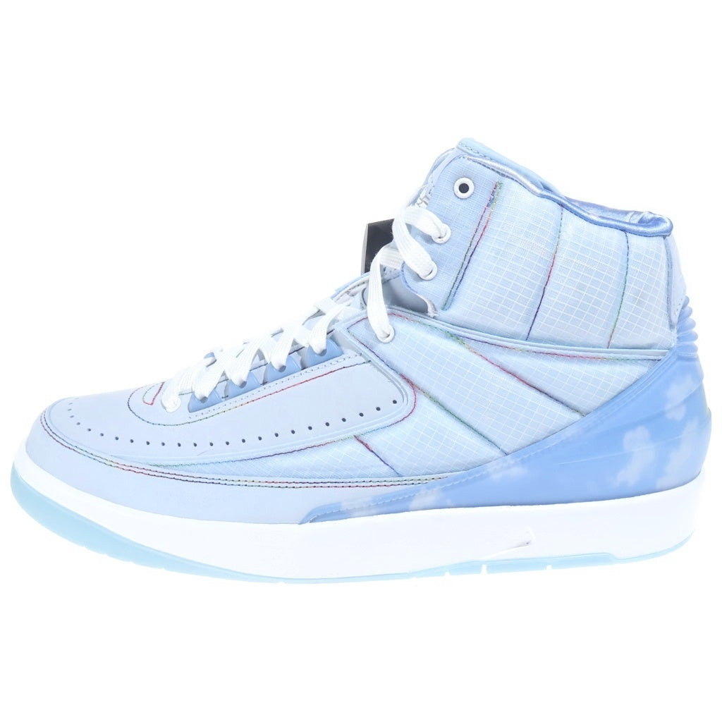 NIKE(ナイキ) ×J.BALVIN AIR JORDAN2 RETRO SP DQ7691-419 Jバルビン エアジョーダン2 レトロ ハイカットスニーカー ブルー US10/28cm