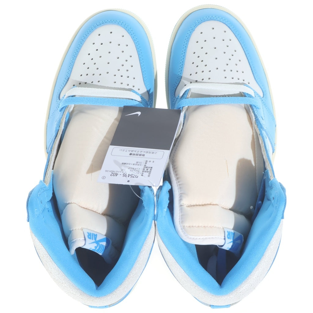 NIKE(ナイキ) AIR JORDAN 1 RETRO HIGH OG UNC REIMAGINED DZ5485-402 エアジョーダン1 レトロ リイマジンド ハイカットスニーカー ホワイト/ブルー US10/28cm