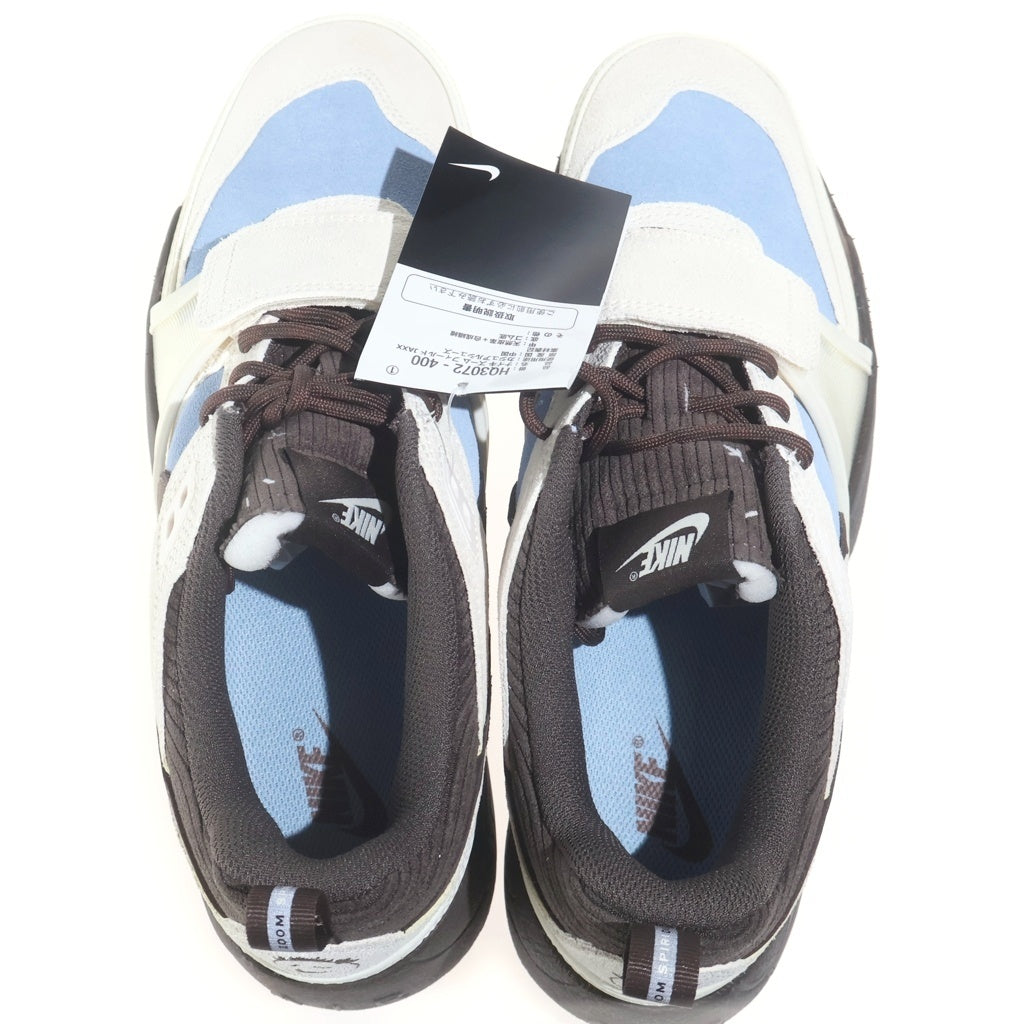 NIKE(ナイキ) ×TRAVIS SCOTT ZOOM FIELD JAXX HQ3072-400 トラヴィススコット ズームフィールドジャックス ローカットスニーカー ブラウン/ブルー US10/28cm
