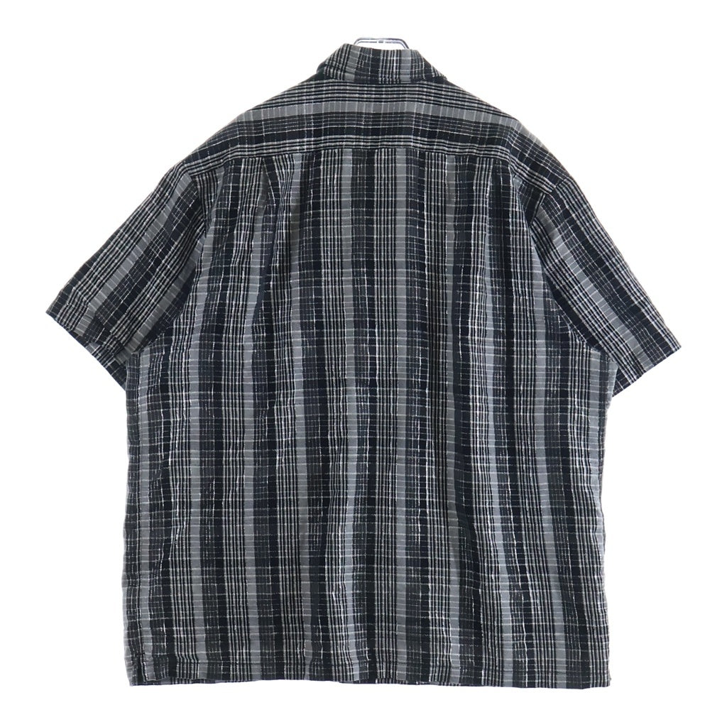 SUPREME(シュプリーム) 23SS Metalic Plaid Shirt メタリック プレイド 半袖シャツ ブラック