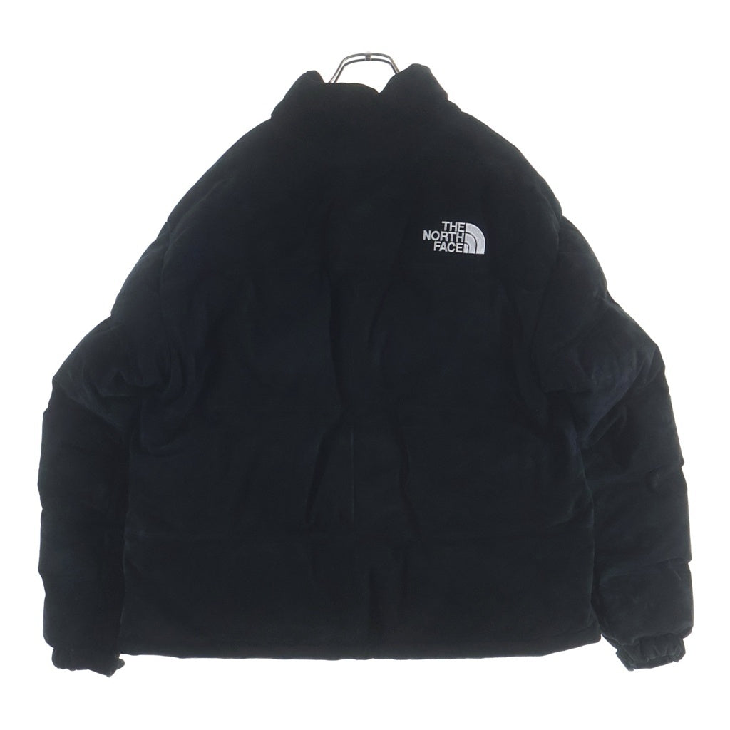 SUPREME(シュプリーム) 23AW ×THE NORTH FACE Suede Nuptse Jacket ノースフェイス スウェード ヌプシ ダウン ジャケット ブラック NF0A875N
