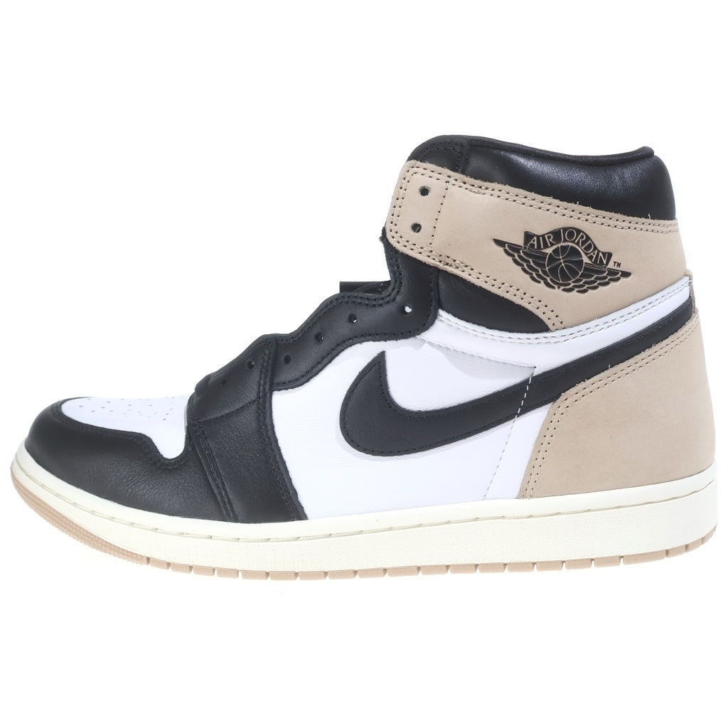 NIKE(ナイキ) WMNS AIR JORDAN 1 RETRO HIGH OG LATTE FD2596-021 ウィメンズ エアジョーダン1 レトロ ハイカットスニーカー ベージュ/ブラック US12/29cm