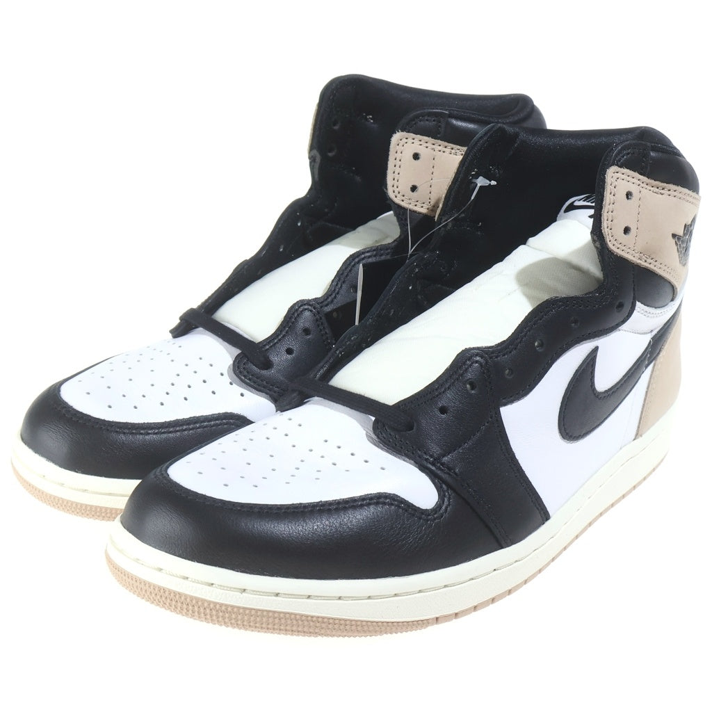 NIKE(ナイキ) WMNS AIR JORDAN 1 RETRO HIGH OG LATTE FD2596-021 ウィメンズ エアジョーダン1 レトロ ハイカットスニーカー ベージュ/ブラック US12/29cm