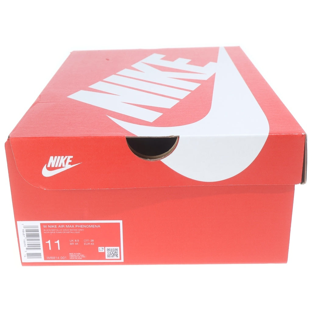 NIKE(ナイキ) WMNS AIR MAX PHENOMENA IM8814-001 ウィメンズ エア マックス フェノメナ レザー ローファー スニーカー ブラック US11/28cm