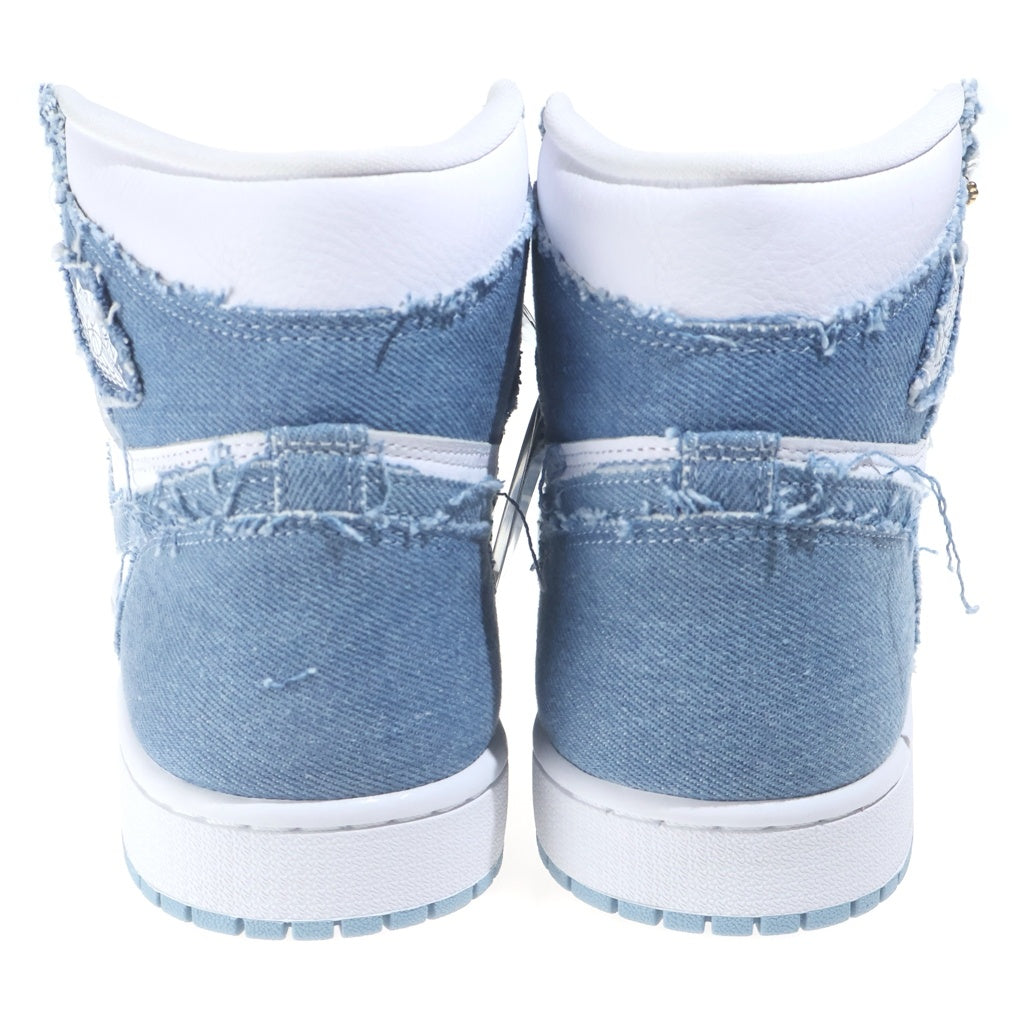 NIKE(ナイキ) WMNS AIR JORDAN 1 HIGH OG DENIM DM9036-104 ウィメンズ エアジョーダン1 デニム ハイカットスニーカー ホワイト/ブルー US12/29cm