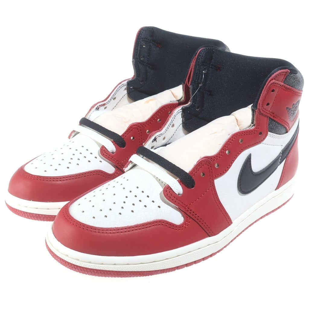 NIKE(ナイキ) AIR JORDAN1 HIGH OG LOST&FOUND CHICAGO DZ5485-612 エアジョーダン1 ロスト アンド ファウンド シカゴ ハイカットスニーカー レッド/ホワイト US10/28cm