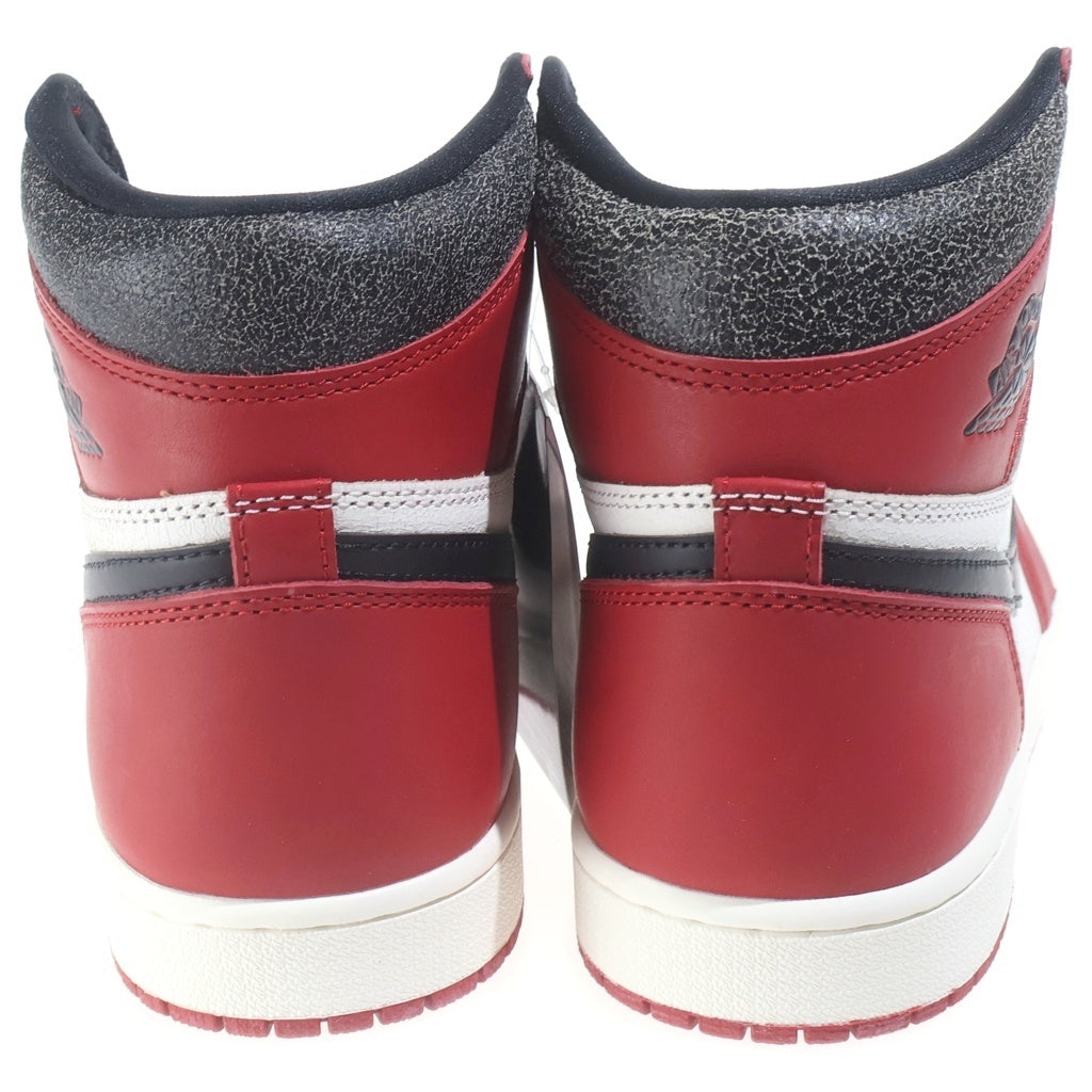 NIKE(ナイキ) AIR JORDAN1 HIGH OG LOST&FOUND CHICAGO DZ5485-612 エアジョーダン1 ロスト アンド ファウンド シカゴ ハイカットスニーカー レッド/ホワイト US10/28cm