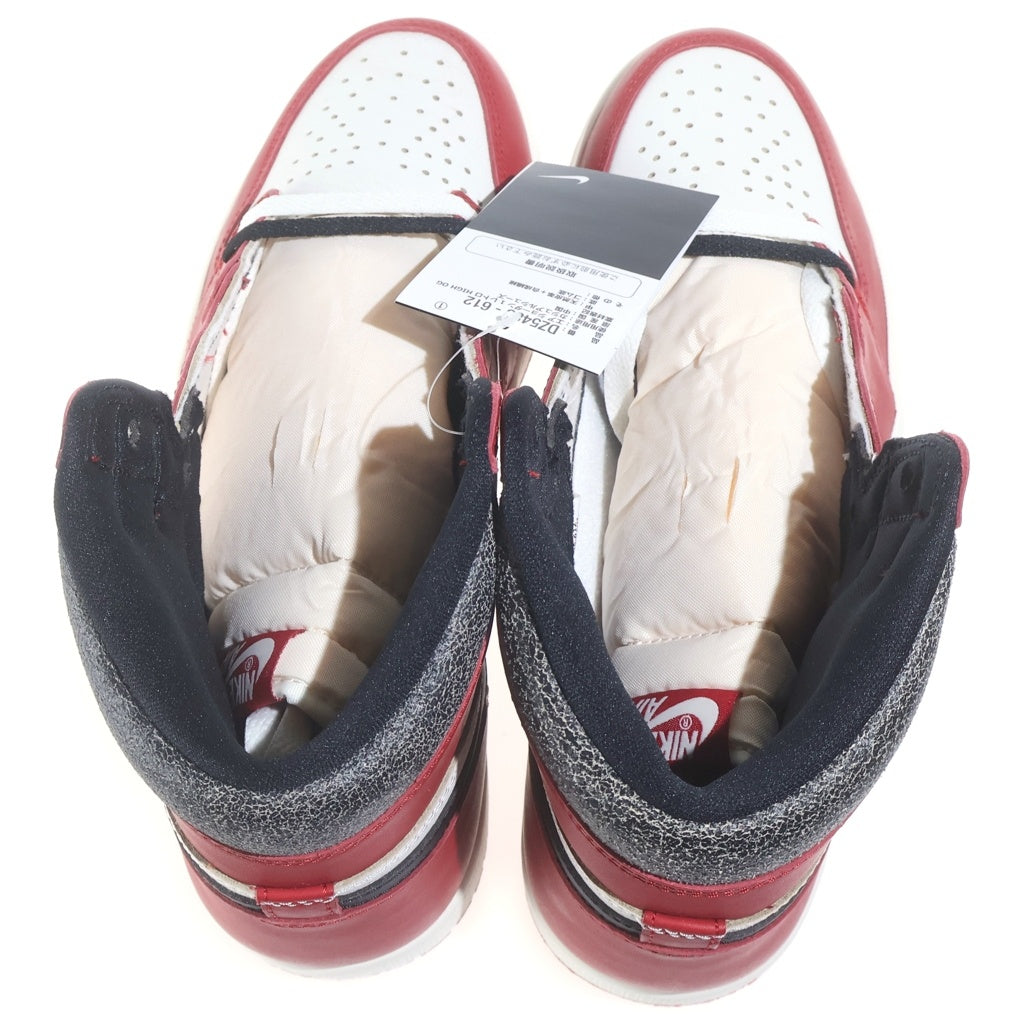 NIKE(ナイキ) AIR JORDAN1 HIGH OG LOST&FOUND CHICAGO DZ5485-612 エアジョーダン1 ロスト アンド ファウンド シカゴ ハイカットスニーカー レッド/ホワイト US10/28cm