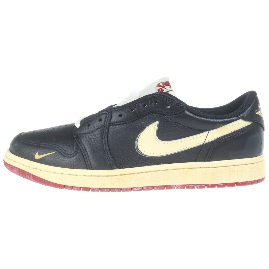 NIKE(ナイキ) ×NIGEL SYLVESTER AIR JORDAN 1 RETRO LW OG IB8958-001 ナイジェルシルベスター エアジョーダン1 ローカットスニーカー ブラック/セイル US10/28cm