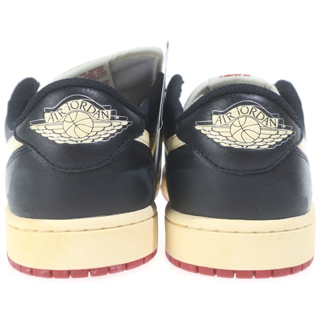 NIKE(ナイキ) ×NIGEL SYLVESTER AIR JORDAN 1 RETRO LW OG IB8958-001 ナイジェルシルベスター エアジョーダン1 ローカットスニーカー ブラック/セイル US10/28cm