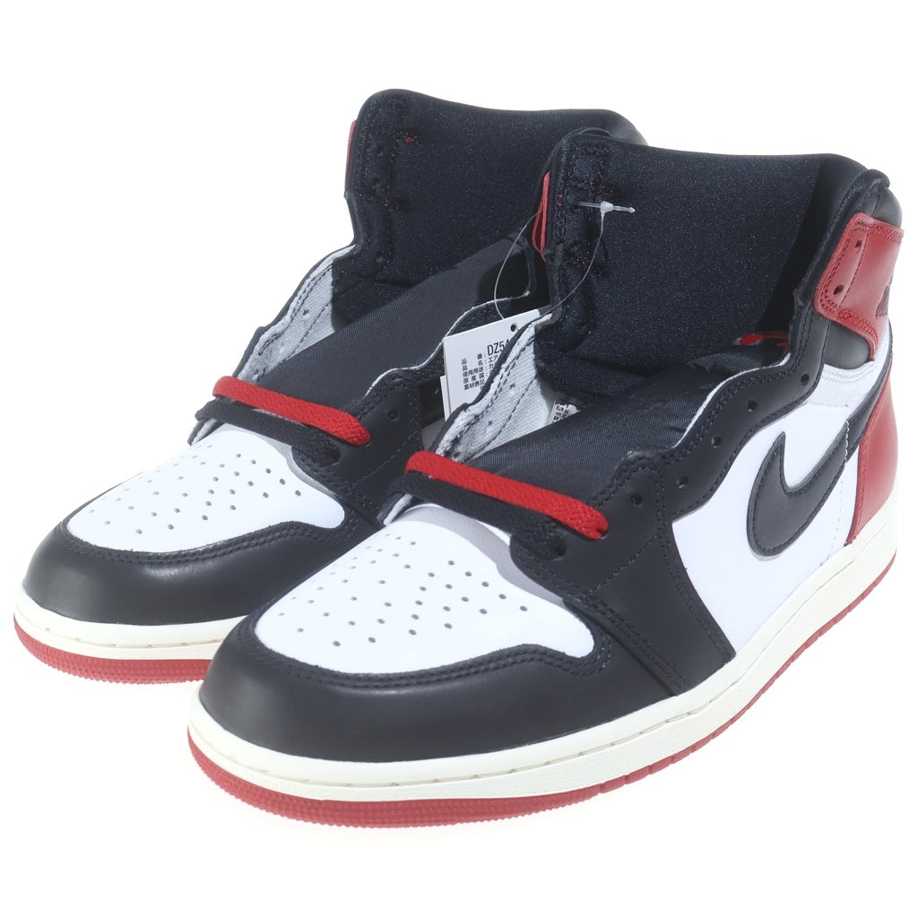 NIKE(ナイキ) AIR JORDAN 1 RETRO HIGH OG BLACK TOE REIMAGINED DZ5485-106 エアジョーダン1 レトロ ブラックトゥ リイマジンド ハイカットスニーカー ブラック/レッド/ホワイト US10/28cm