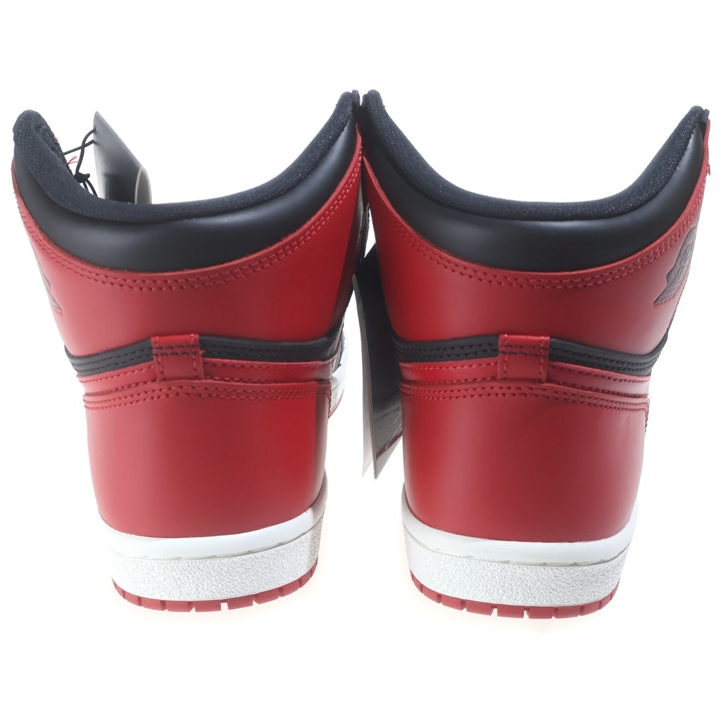 NIKE(ナイキ) AIR JORDAN 1 HIGH 85 BRED HV6674-067 エアジョーダン ブレッド ハイカットスニーカー ブラック/レッド US10/28cm