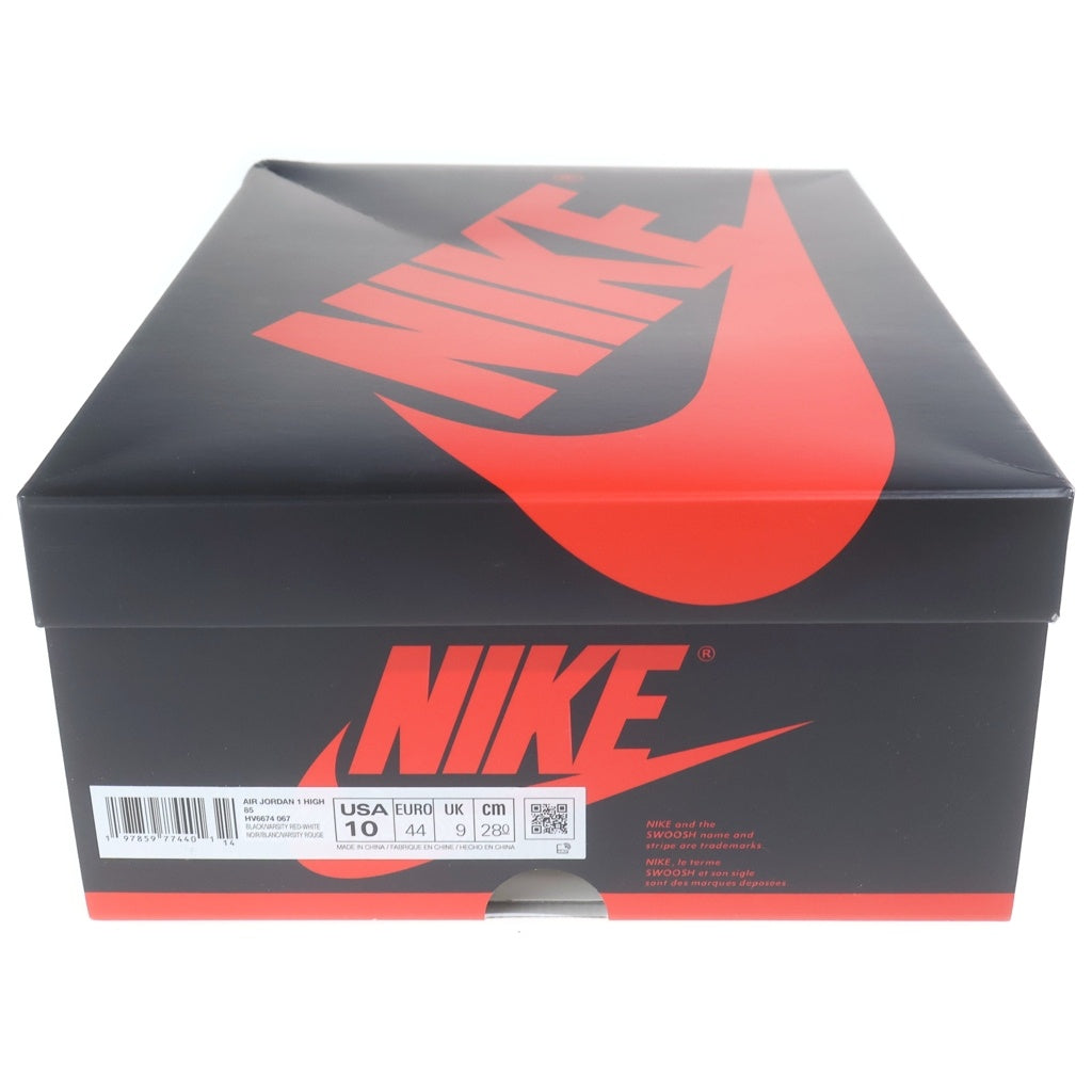 NIKE(ナイキ) AIR JORDAN 1 HIGH 85 BRED HV6674-067 エアジョーダン ブレッド ハイカットスニーカー ブラック/レッド US10/28cm