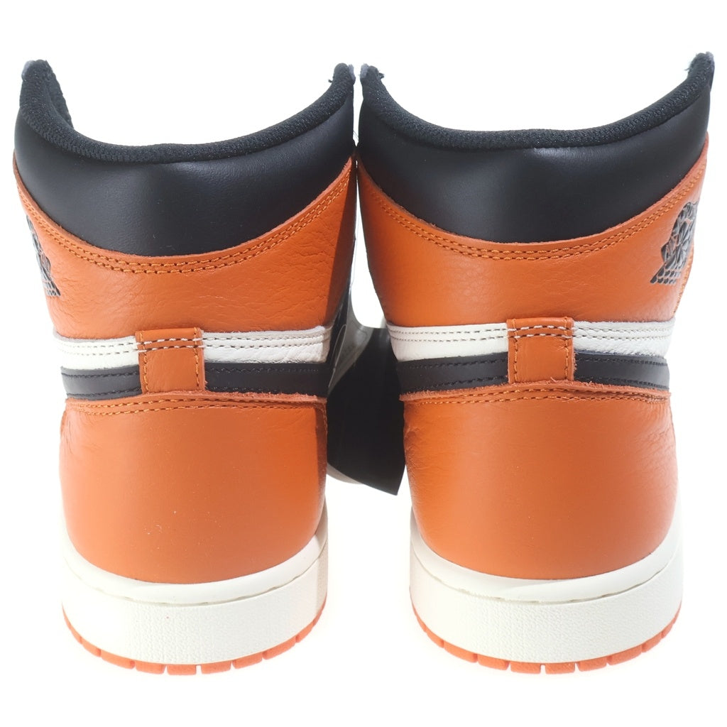 NIKE(ナイキ) AIR JORDAN 1 RETRO HIGH OG Shattered Backboard DZ5485-008 エアジョーダン1 レトロ シャッタードバックボード ハイカットスニーカー オレンジ/ブラック US10/28cm