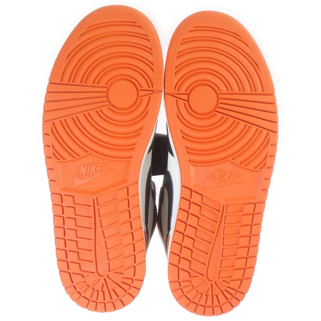 NIKE(ナイキ) AIR JORDAN 1 RETRO HIGH OG Shattered Backboard DZ5485-008 エアジョーダン1 レトロ シャッタードバックボード ハイカットスニーカー オレンジ/ブラック US10/28cm