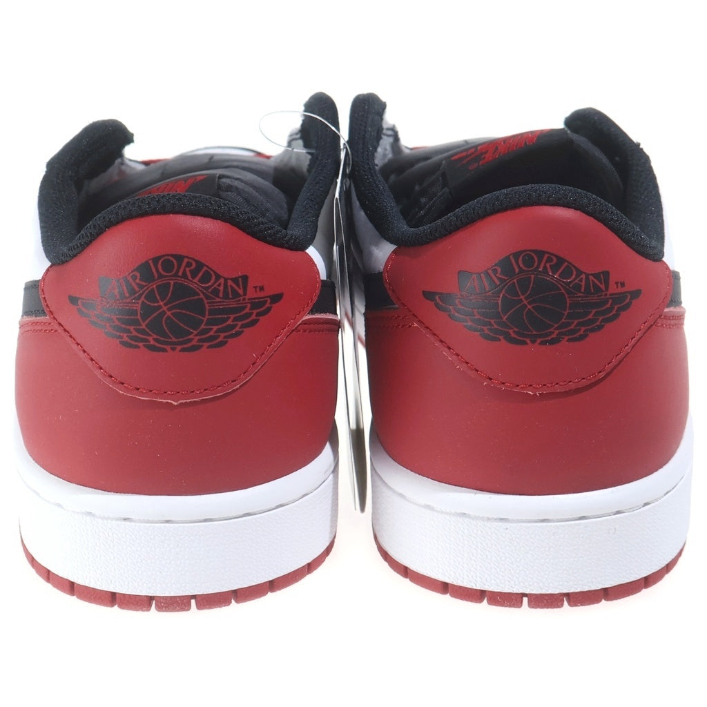 NIKE(ナイキ) AIR JORDAN 1 RETRO LOW OG BLACK TOE エアジョーダン1 レトロ ロー ブラックトゥ ローカットスニーカー ホワイト/ブラック/レッド US10/28cm CZ0790-106