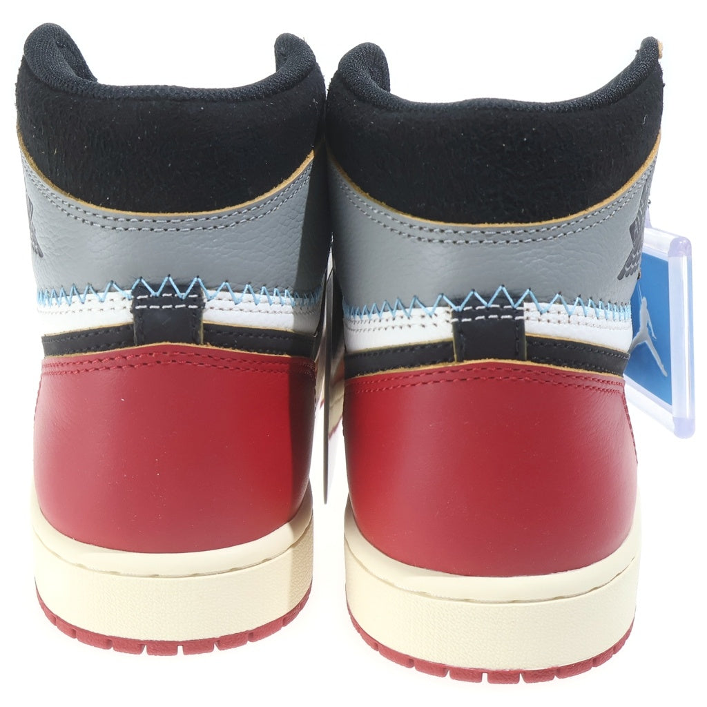 NIKE(ナイキ) ×UNION AIR JORDAN 1 RETRO HIGH OG CHICAGO HV8563-600 ユニオン エアジョーダン1 シカゴシャドー ハイカットスニーカー US10/28cm レッド/ホワイト
