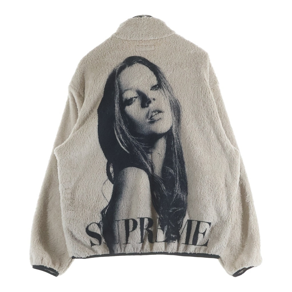 SUPREME(シュプリーム) 24AW Kate Moss Fleece Jacket ケイトモス ジップアップフリースジャケット ホワイト