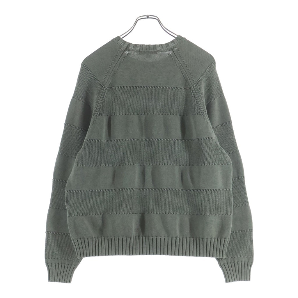 SUPREME(シュプリーム) 23SS Small Box Stripe Sweater シュプリーム スモールボックス ストライプ セーター カーキ -