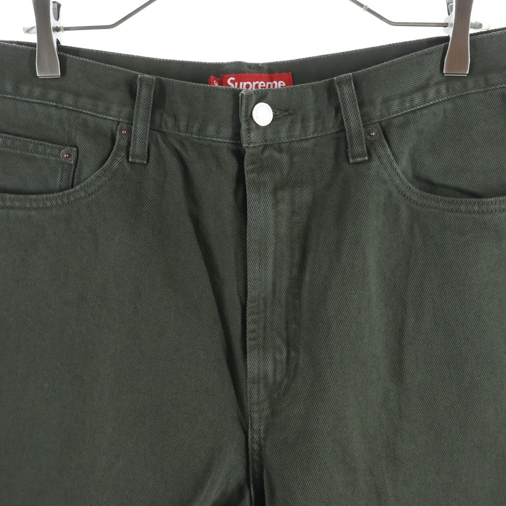 SUPREME(シュプリーム) 24AW Baggy Jean バギージーンズ ワイド デニムパンツ カーキ
