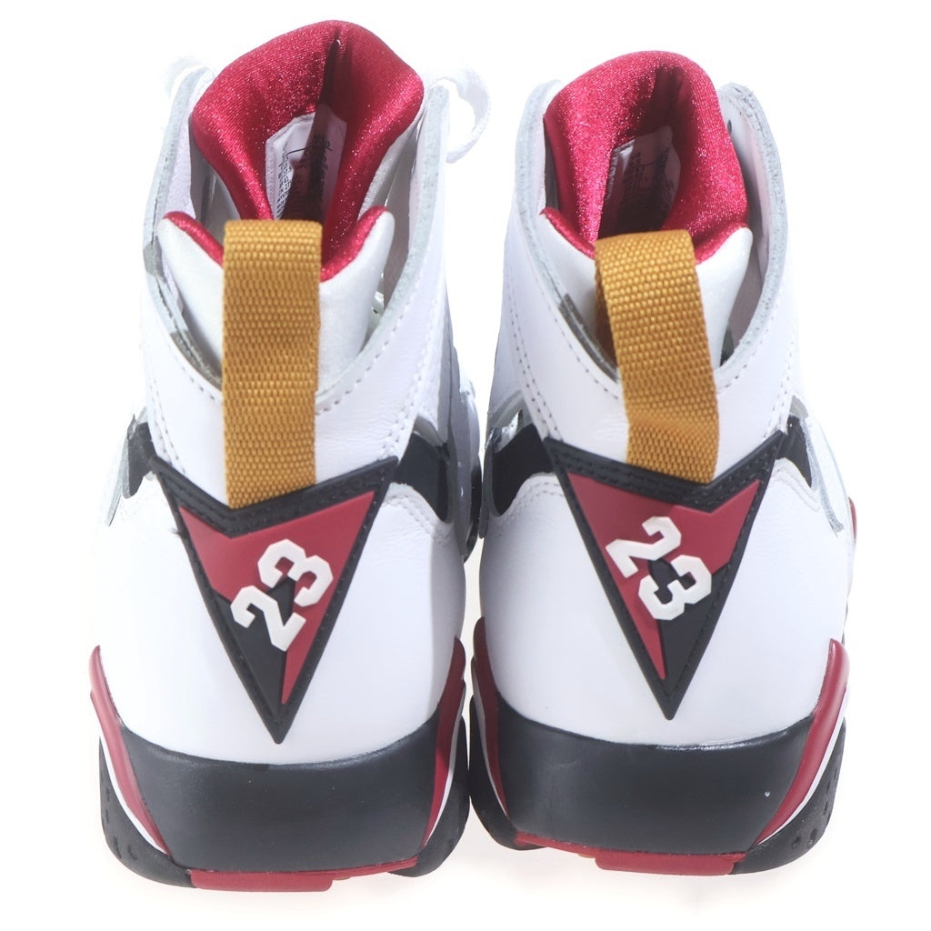 NIKE(ナイキ) AIR JORDAN 7 RETRO CARDINAL CU9307-106 エアジョーダン7 レトロ カーディナル ハイカットスニーカー ホワイト/レッド US9.5/27.5cm