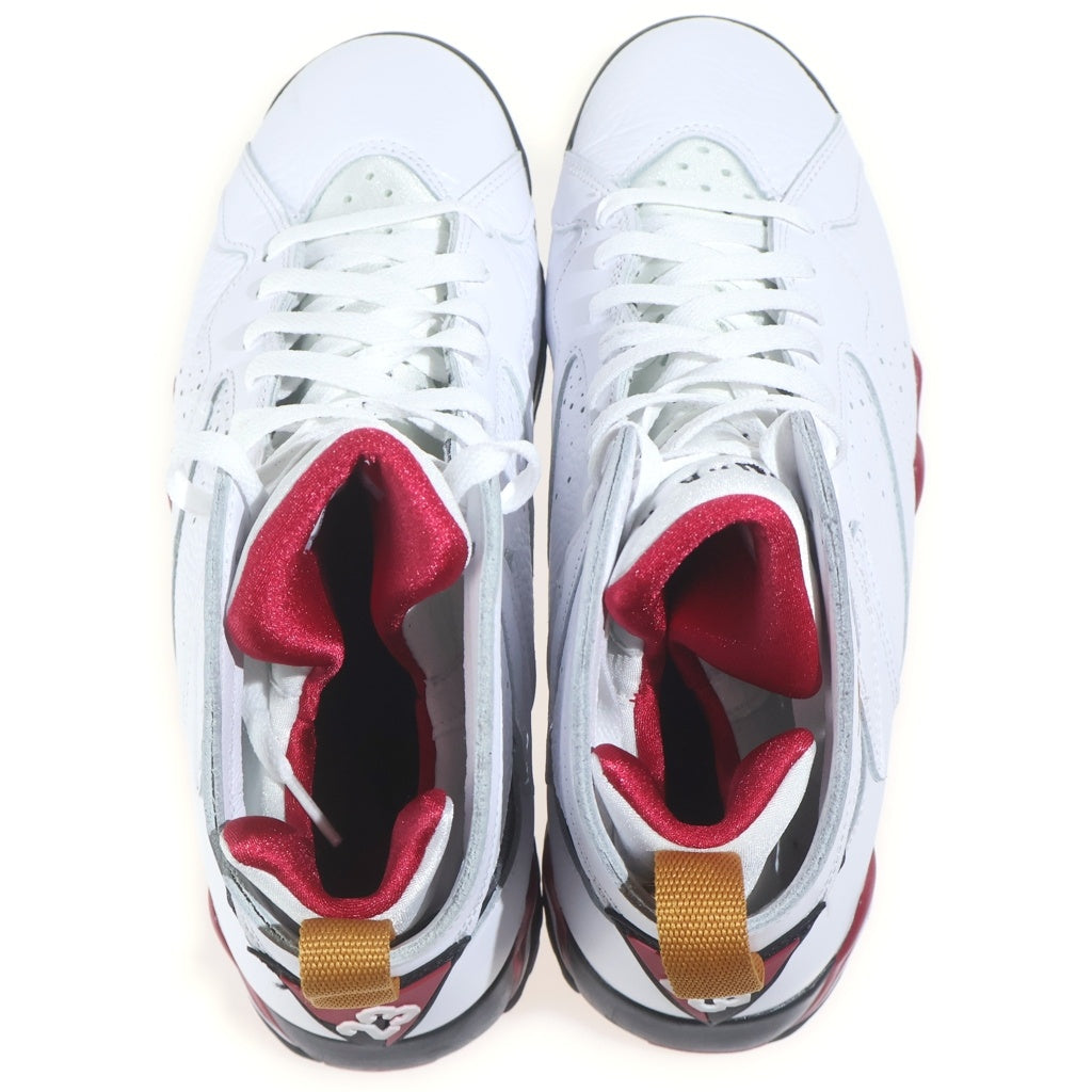 NIKE(ナイキ) AIR JORDAN 7 RETRO CARDINAL CU9307-106 エアジョーダン7 レトロ カーディナル ハイカットスニーカー ホワイト/レッド US9.5/27.5cm