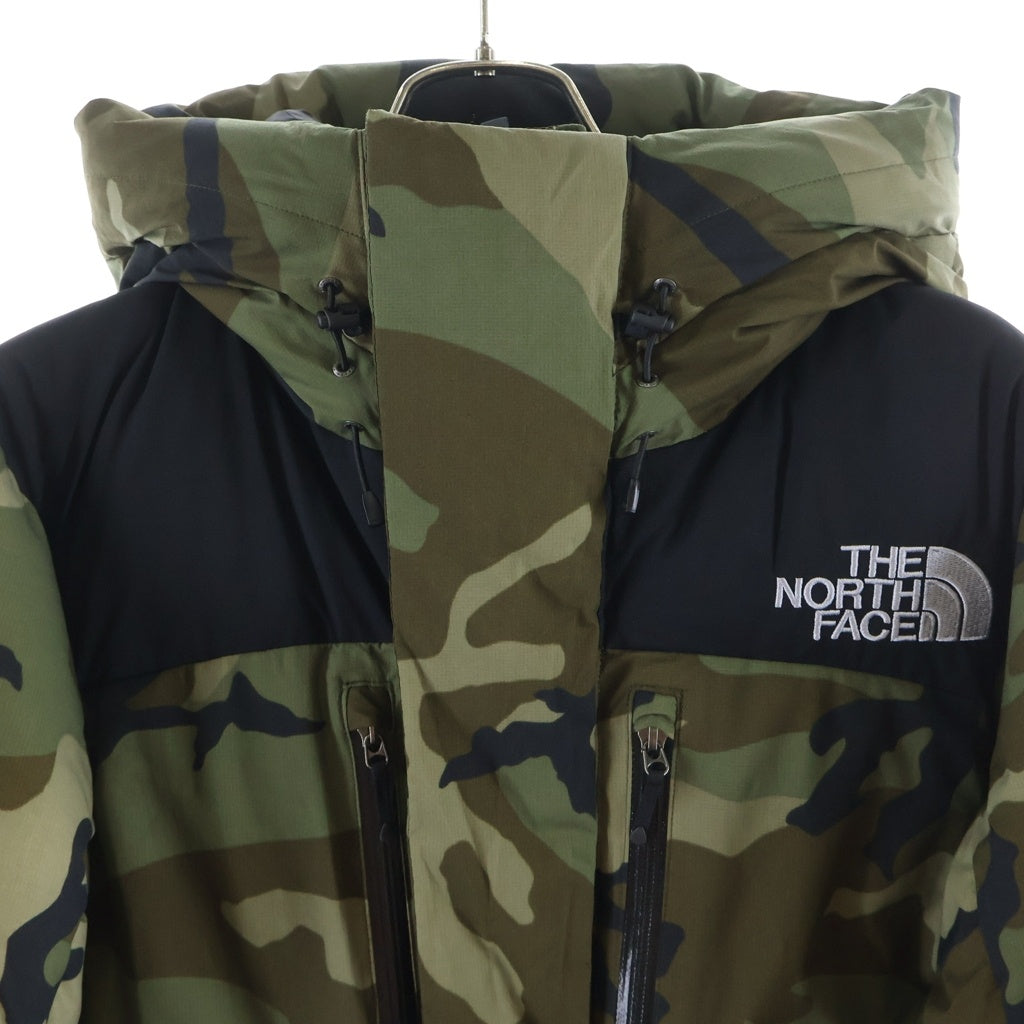 THE NORTH FACE(ザノースフェイス) NOVELTY BALTRO LIGHT JACKET ノベルティ バルトロ ライト カモ柄 ジップアップ ナイロン ダウンジャケット カーキ ND91951