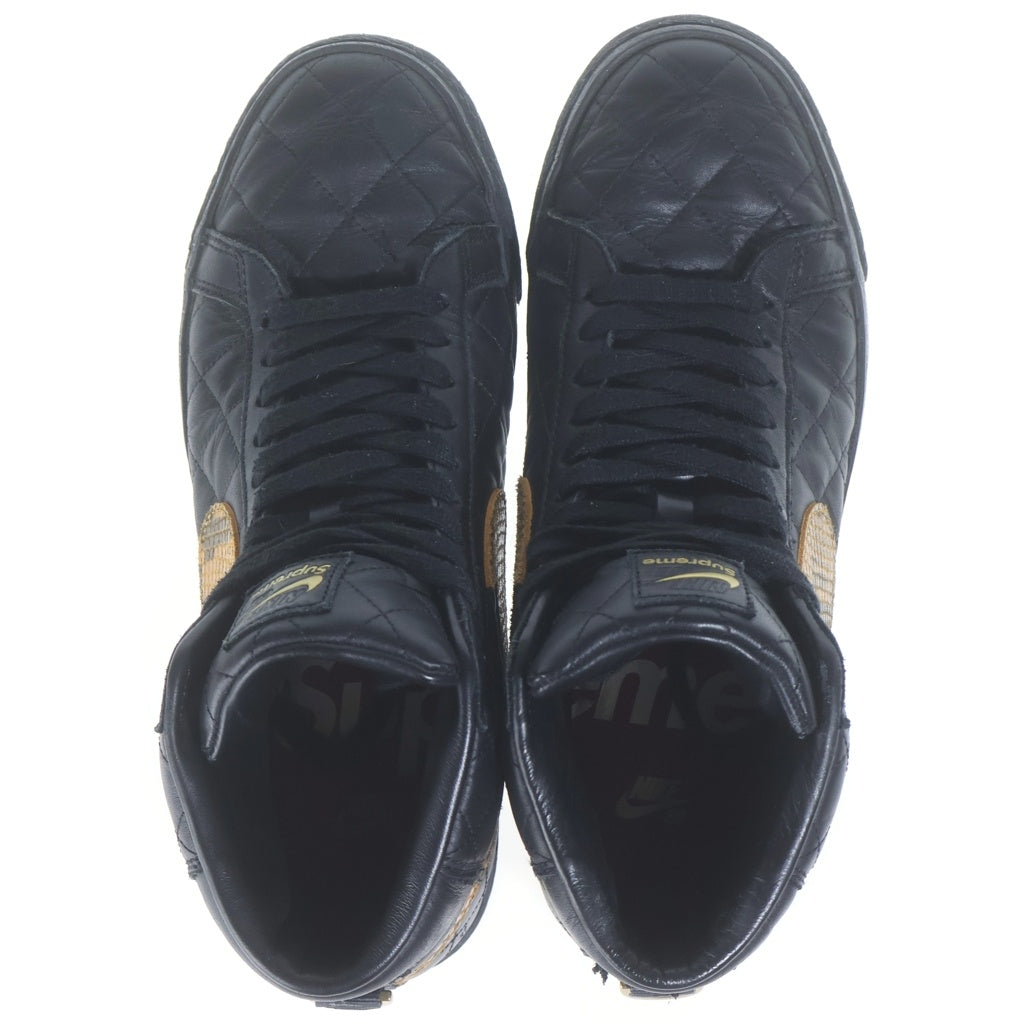 NIKE SB(ナイキエスビー) ×SUPREME ZOOM BLAZER MID DV5078-001 シュプリーム ズーム ブレーザー ミッド ミッドカットスニーカー ブラック US8.5/26.5cm
