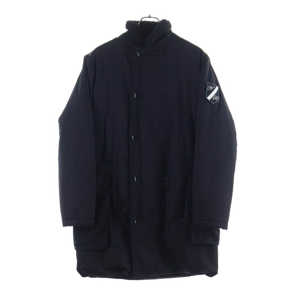 NUMBER (N)INE(ナンバーナイン) 2WAY DOUBLE BREASTED BOA COAT ダブルブレスト スナップボタン ボア コート ブラック
