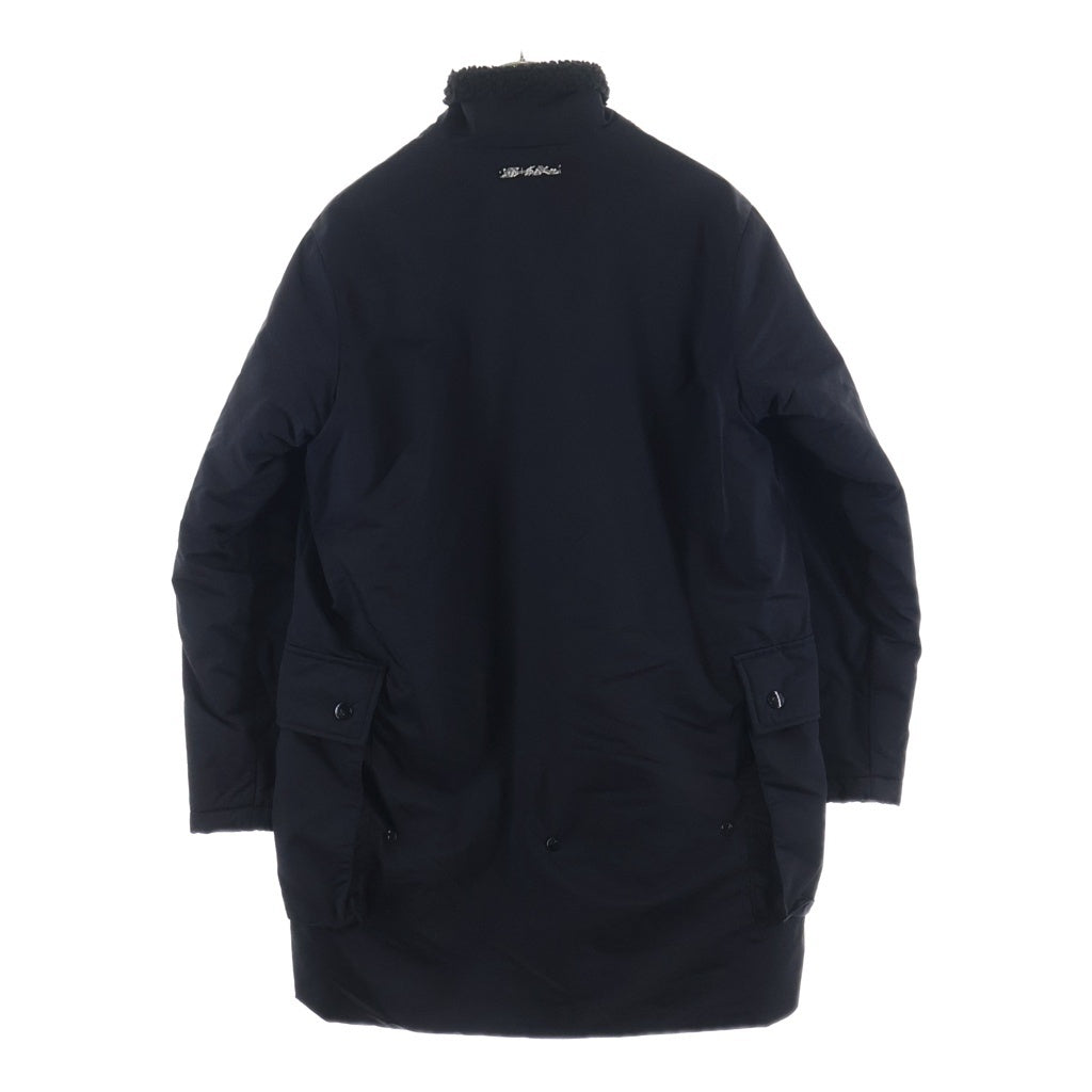 NUMBER (N)INE(ナンバーナイン) 2WAY DOUBLE BREASTED BOA COAT ダブルブレスト スナップボタン ボア コート ブラック