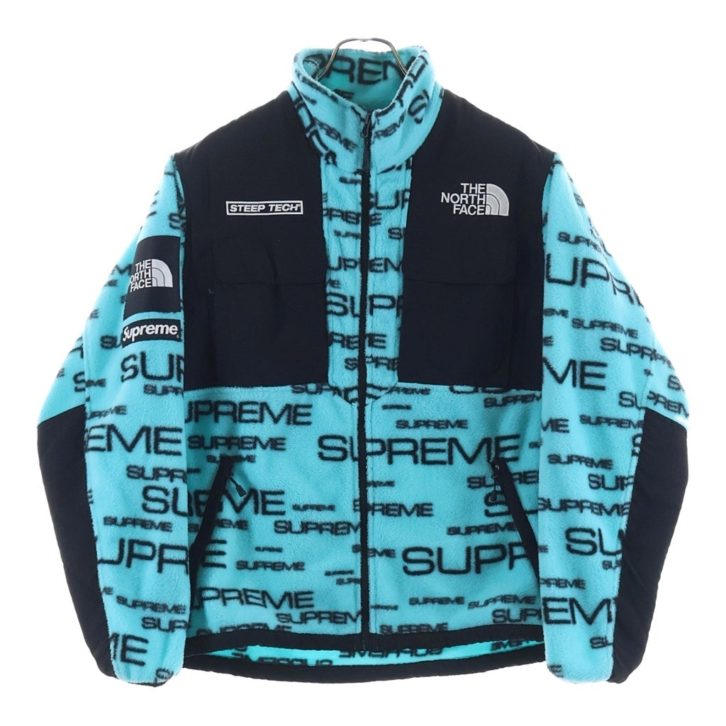 SUPREME(シュプリーム) 21AW ×THE NORTH FACE Steep Tech Fleece Jacket ザノースフェイス ステップテックフリースジャケット ロゴ総柄 ブルゾン マルチ NA52101I