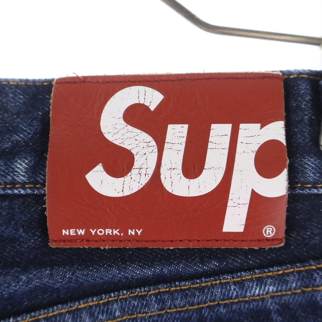 SUPREME(シュプリーム) Stone Washed Slim Jean ストーン ウォッシュド スリム デニムパンツ インディゴ -