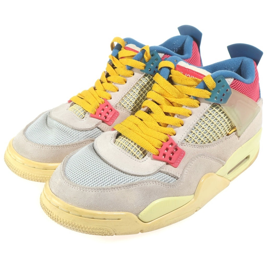 NIKE(ナイキ) ×UNION AIR JORDAN 4 GUAVA ICE DC9533-800 ユニオン エアジョーダン4 グァバアイス ハイカットスニーカー マルチ US10/28cm