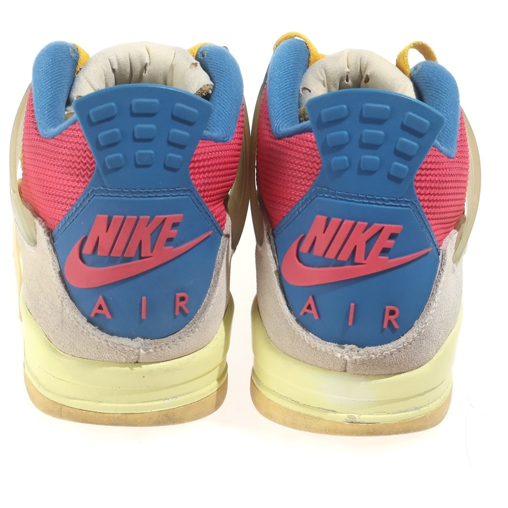 NIKE(ナイキ) ×UNION AIR JORDAN 4 GUAVA ICE DC9533-800 ユニオン エアジョーダン4 グァバアイス ハイカットスニーカー マルチ US10/28cm