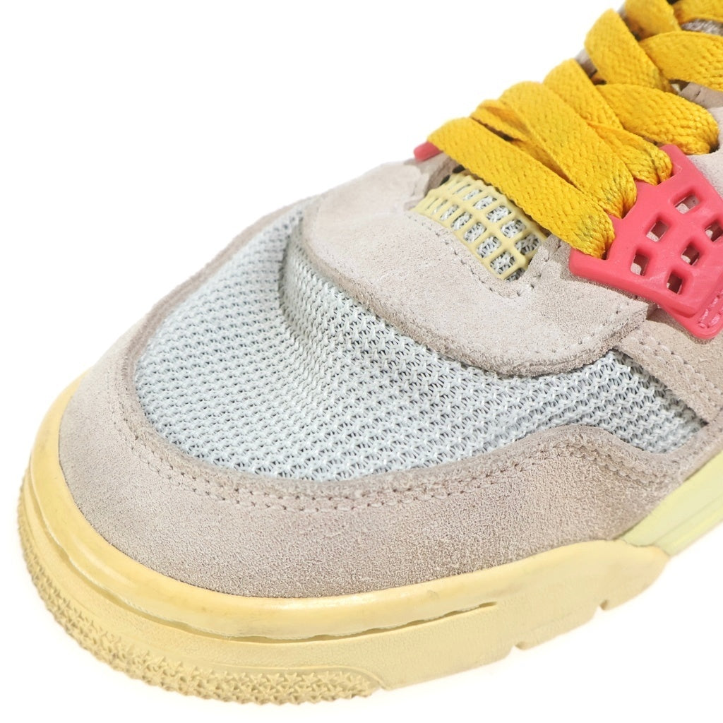 NIKE(ナイキ) ×UNION AIR JORDAN 4 GUAVA ICE DC9533-800 ユニオン エアジョーダン4 グァバアイス ハイカットスニーカー マルチ US10/28cm