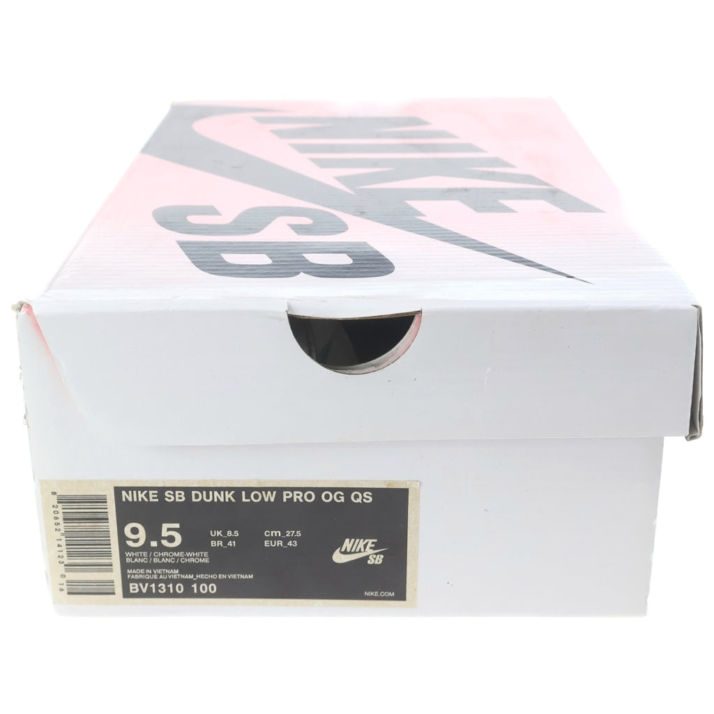 NIKE(ナイキ) ×DIAMOND SUPPLY DUNK LOW PRO OG QS ダイヤモンド サプライ ダンク ローカットスニーカー ホワイト US9.5/27.5cm BV1310-100