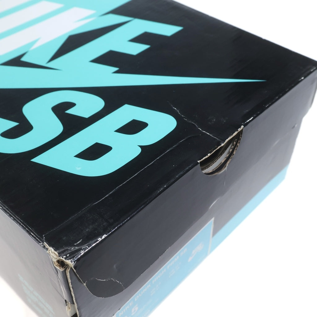 NIKE(ナイキ) ×DIAMOND SUPPLY DUNK HIGH PRM ダイヤモンド サプライ ダンク ローカットスニーカー ブラック/ライトブルー US9.5/27.5cm 653599-400
