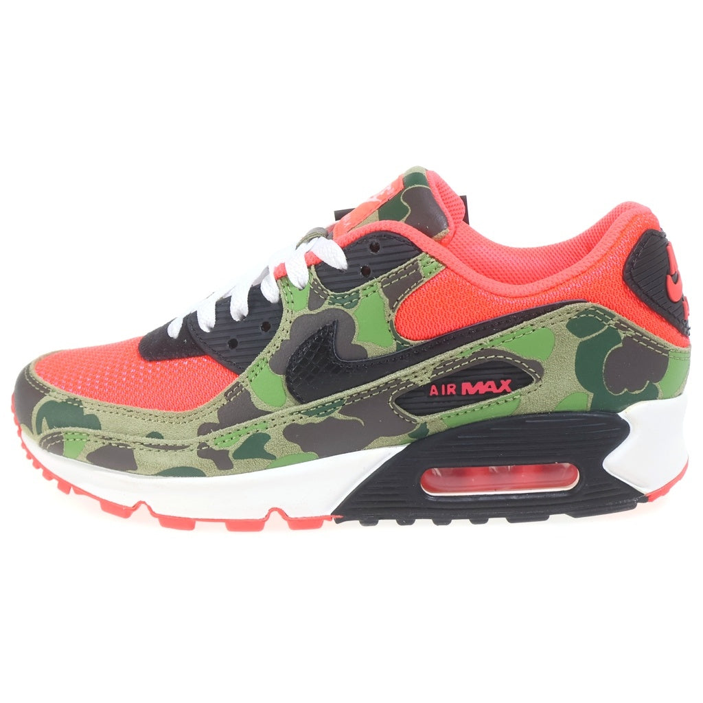 NIKE(ナイキ) ×ATMOS AIR MAX90 DUCK CAMO CW6024-600 アトモス エアマックス90 ダック カモ ローカットスニーカー マルチ US7/25cm レディース