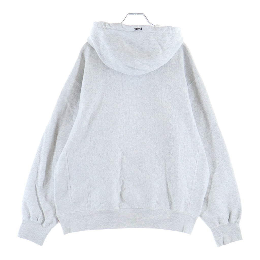 SUPREME(シュプリーム) 24SS Futura Hooded Sweatshirt フューチュラ ロゴ プルオーバー フーデッド スウェットシャツ プルオーバーパーカー グレー
