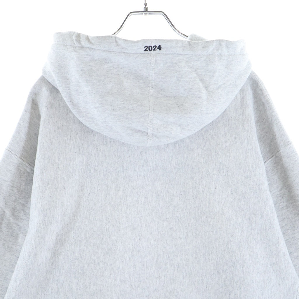 SUPREME(シュプリーム) 24SS Futura Hooded Sweatshirt フューチュラ ロゴ プルオーバー フーデッド スウェットシャツ プルオーバーパーカー グレー