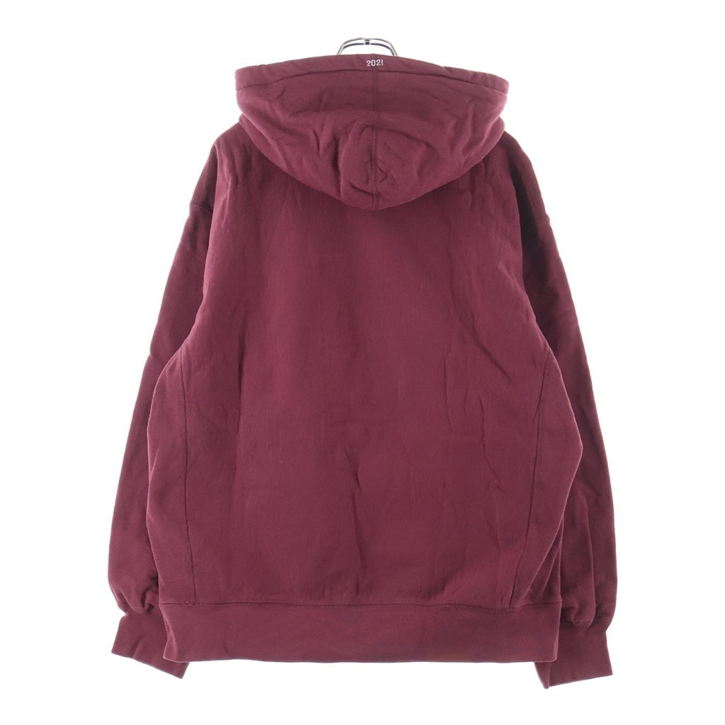 SUPREME(シュプリーム) 21AW Box Logo Hooded Sweatshirt ロゴ プルオーバー フーデッド スウェットシャツ プルオーバーパーカー バーガンディ