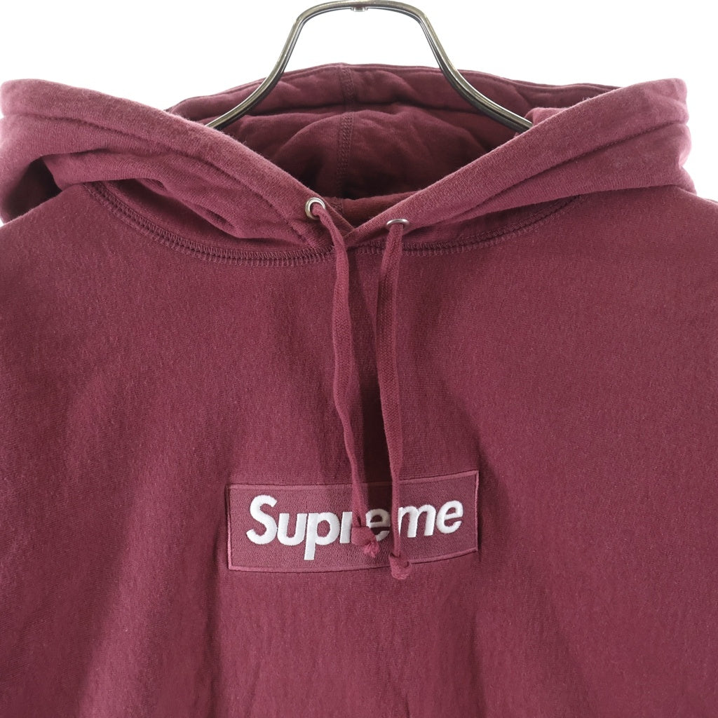 SUPREME(シュプリーム) 21AW Box Logo Hooded Sweatshirt ロゴ プルオーバー フーデッド スウェットシャツ プルオーバーパーカー バーガンディ