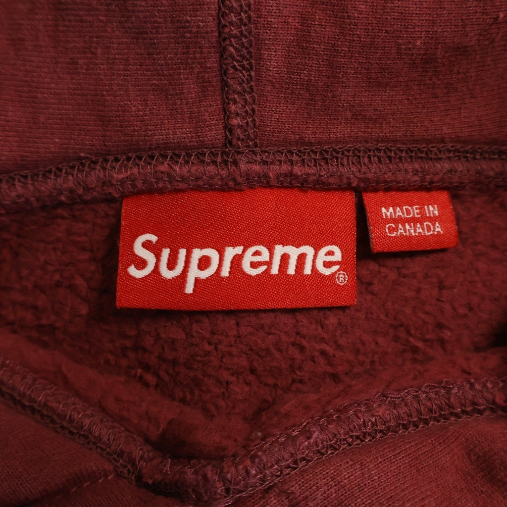 SUPREME(シュプリーム) 21AW Box Logo Hooded Sweatshirt ロゴ プルオーバー フーデッド スウェットシャツ プルオーバーパーカー バーガンディ