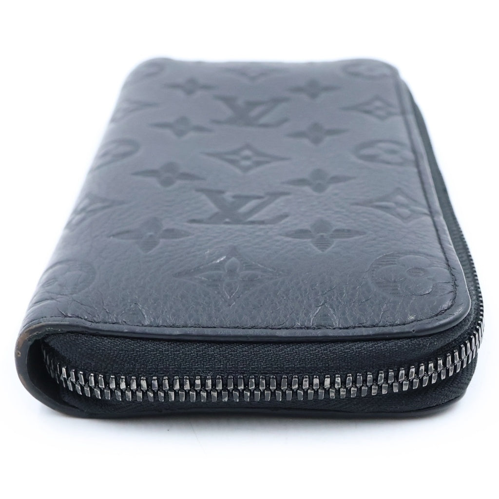 LOUIS VUITTON(ルイヴィトン) モノグラム シャドウジッピー オーガナイザー ロングウォレット 長財布 ブラック レザー M62902 シルバー金具 レディース