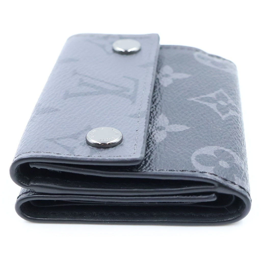 LOUIS VUITTON(ルイヴィトン) モノグラム エクリプス 三つ折り財布 PVC レザー コンパクトウォレット ブラック M67630 レディース