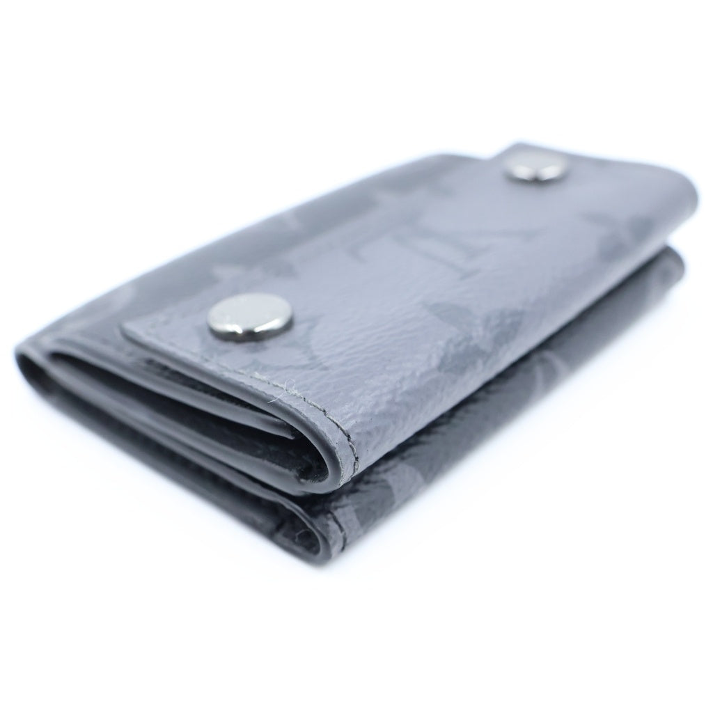 LOUIS VUITTON(ルイヴィトン) モノグラム エクリプス 三つ折り財布 PVC レザー コンパクトウォレット ブラック M67630 レディース