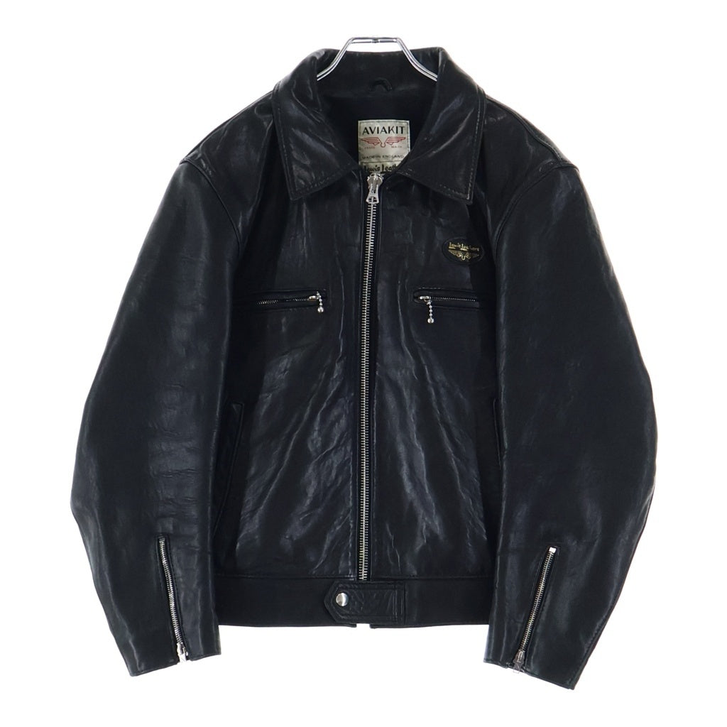 Lewis Leathers(ルイスレザー) No.60 コルセア ブラックシープ シングルライダースジャケット ブラック -